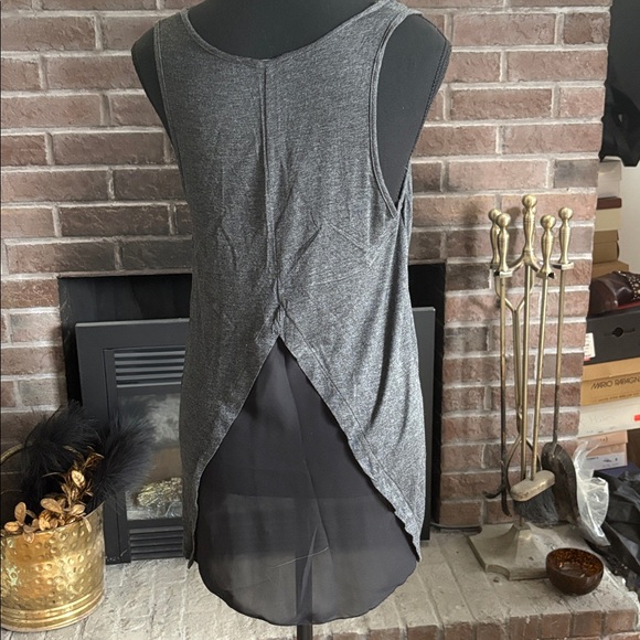 ISSI Charcoal Rhinestone Tank Top - Picture 2 of 5